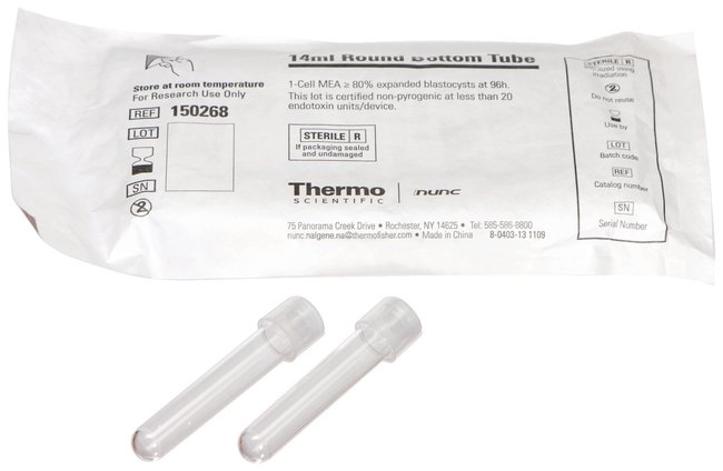 Nunc™ 14mL Round-Bottom Tubes